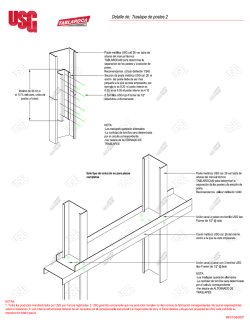 Tablaroca Detalle de Traslape de Postes 2