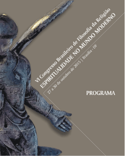 VI Congresso Brasileiro de Filosofia da Religião