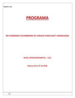 Descargar Programa XXI Congreso Colombiano de Cirugía