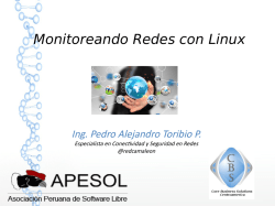 Monitoreando Redes con Linux
