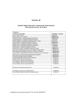 Acta-SesiónNº09_28/10/2015 - Dirección de Postgrado Facultad de