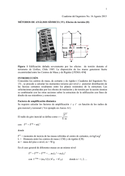 1 Cuaderno del Ingeniero No. 16 Agosto 2015 MÉTODOS DE