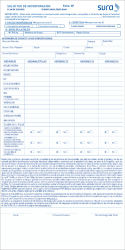 Descargar formulario - Corporación de Salud Santander