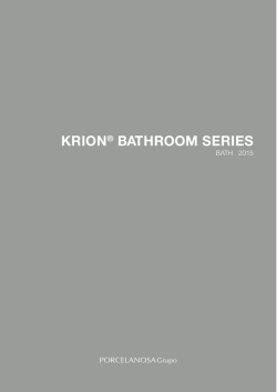 krion® bathroom series