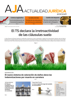 El TS declara la irretroactividad de las cláusulas suelo