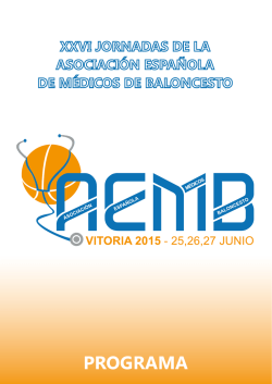 Programa A4 AEMB 2015 - Federación Alavesa de Baloncesto