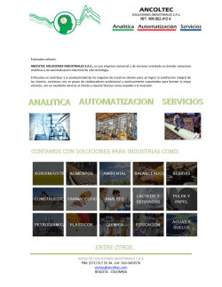 ANCOLTEC SOLUCIONES INDUSTRIALES SAS