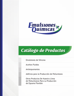 Catálogo de Productos - Emulsiones Químicas SAS