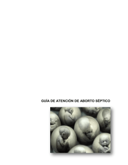 GUÍA DE ATENCIÓN DE ABORTO SÉPTICO