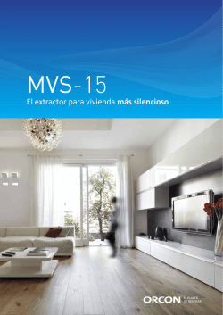 Catálogo MVS15 - Jaga ventilación