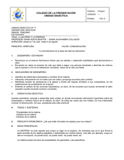 Grado Tercero (3º) - Colegio La Presentación : Pitalito, Huila