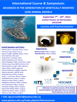 International Course & Symposium: ADVANCES IN