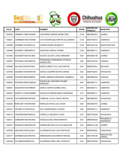 folio curp nombre prom centro de trabajo municipio 1429202