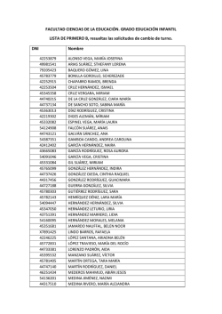 primero b - Facultad de Ciencias de la Educación