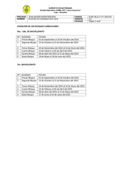 DURACIÓN DE LOS BLOQUES CURRICULARES 8vo - Comil-5