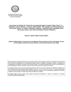 Documento de cátedra N°24 - Metodología de la Investigación