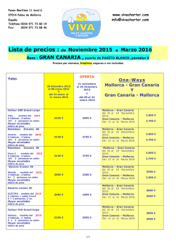 Descarga nuestra tarifa 2015 pdf