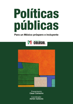 Políticas Públicas para un México Próspero e