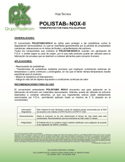 POLISTAB® NOX-II - Grupo Plastikrom