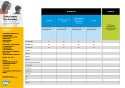 Soluciones Sectoriales