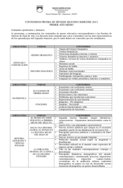 Descarga Temario - Colegio Aurora de Chile
