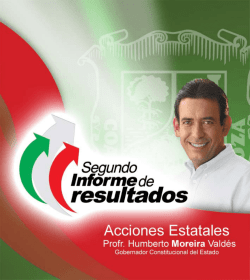 Mensaje del Gobernador - Secretar&iacute;a de Finanzas de Coahuila