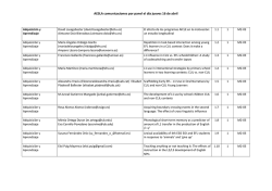 AESLA comunicaciones por panel el día jueves 16 de abril