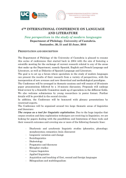 4TH INTERNATIONAL CONFERENCE ON LANGUAGE AND