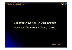 Diapositiva 1 - Ministerio de Salud de Bolivia