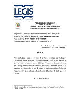 Desconocimiento o ignorancia genera falta disciplinaria