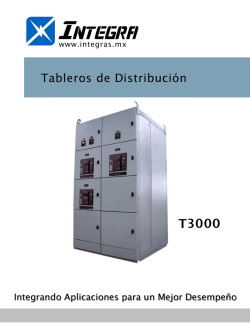 Descarga el catálogo - Equipo de Distribución y Control de Energía