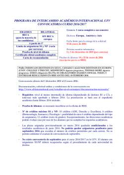 DESTINOS OUTGOING 2016-2017 final