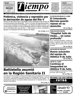 Battistella asumi&oacute; en la Regi&oacute;n Sanitaria II