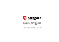 carnaval infantil 2016 - Ayuntamiento de Zaragoza