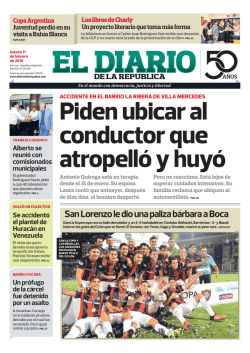Piden ubicar al conductor que atropell&oacute; y huy&oacute;
