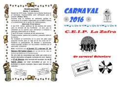 carnaval 2016 - CEIP La Zafra