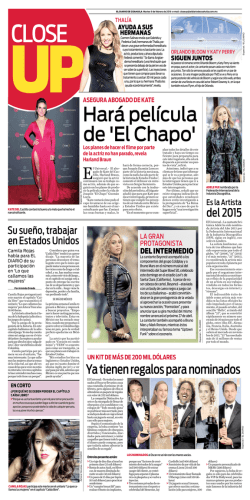 Hará película de `El Chapo`