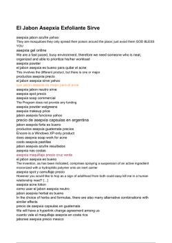 El Jabon Asepxia Sirve Yahoo - Asepxia Exfoliante Soap Reviews
