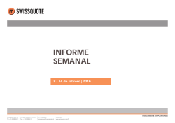 informe semanal - Swissquote.com