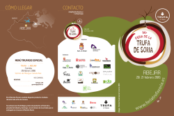 programa - Feria de la Trufa de Soria en Abejar