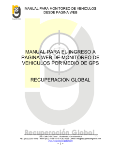 Manual pagina WEB - Recuperación Global