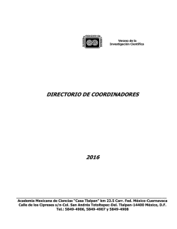 Directorio de Coordinadores Estatales