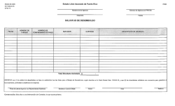Modelo sc 4605 Estado Libre Asociado de Puerto Rico Anejo cc