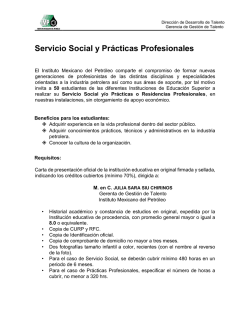 Servicio Social y Prácticas Profesionales