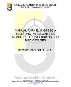 Manual Smartphone - Recuperación Global
