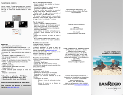 FOLLETO INFORMATIVO DE TARJETAS DE CRÉDITO