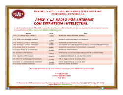 amcp y la radio por internet con estrategia intelectual