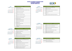 escuela colombiana de rehabilitación calendario académico