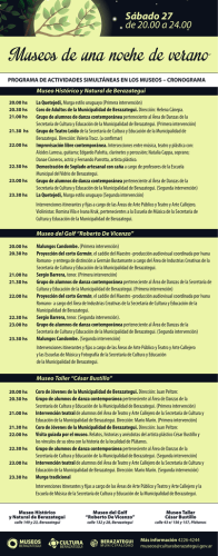 programa noche museos - web - Municipalidad de Berazategui
