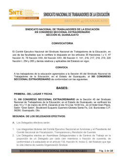 bases - SNTE